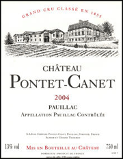 Chateau Pontet Canet 2004